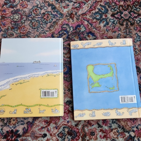 Nat, Nat, the Nantucket Cat Adventure Book Set. Signed By Authors - Picture 3 of 4